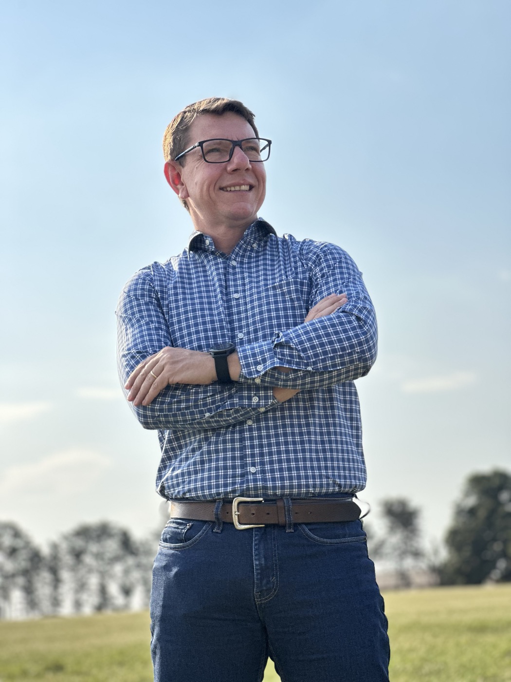 Rafael Amaral, fundador da Doctor Silage, em campo